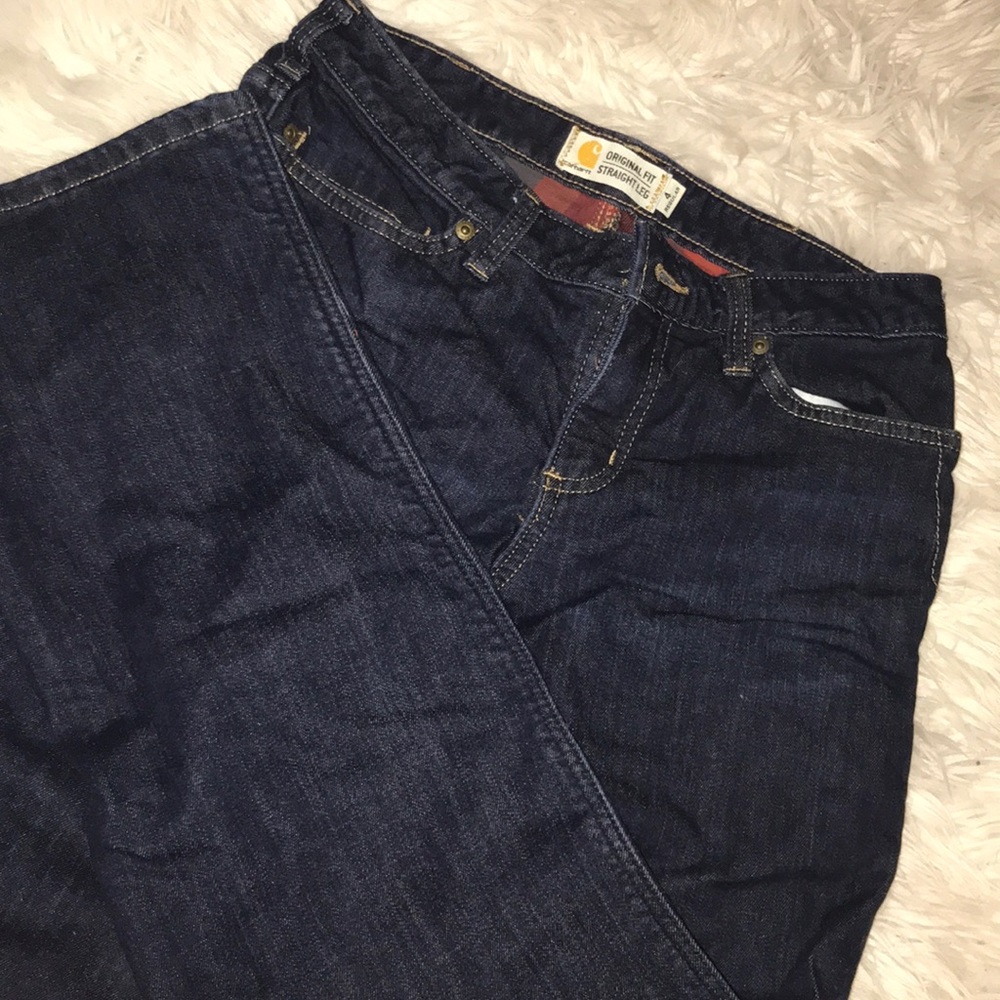 Fleece lined jeans